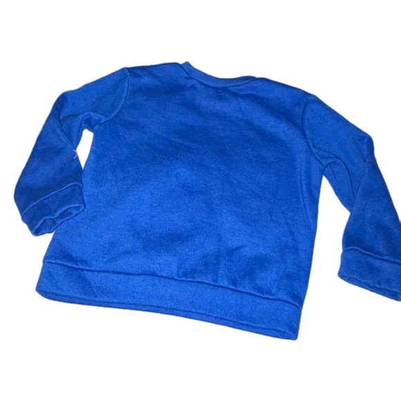 5/$25 Mickey Mouse Outfit Blue Graphic Sweatshirt Tan Disney Shorts Boys 4 - Picture 4 of 7